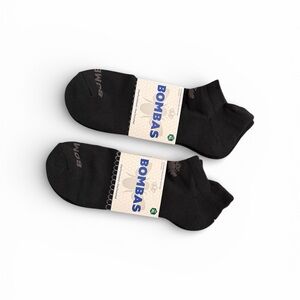 Bombas Men's Black Ankle Socks 2 Pairs XL